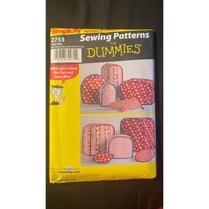 Simplicity 2753 Appliance Covers Sewing Patterns For Dummies Kitchen Decor Uncut